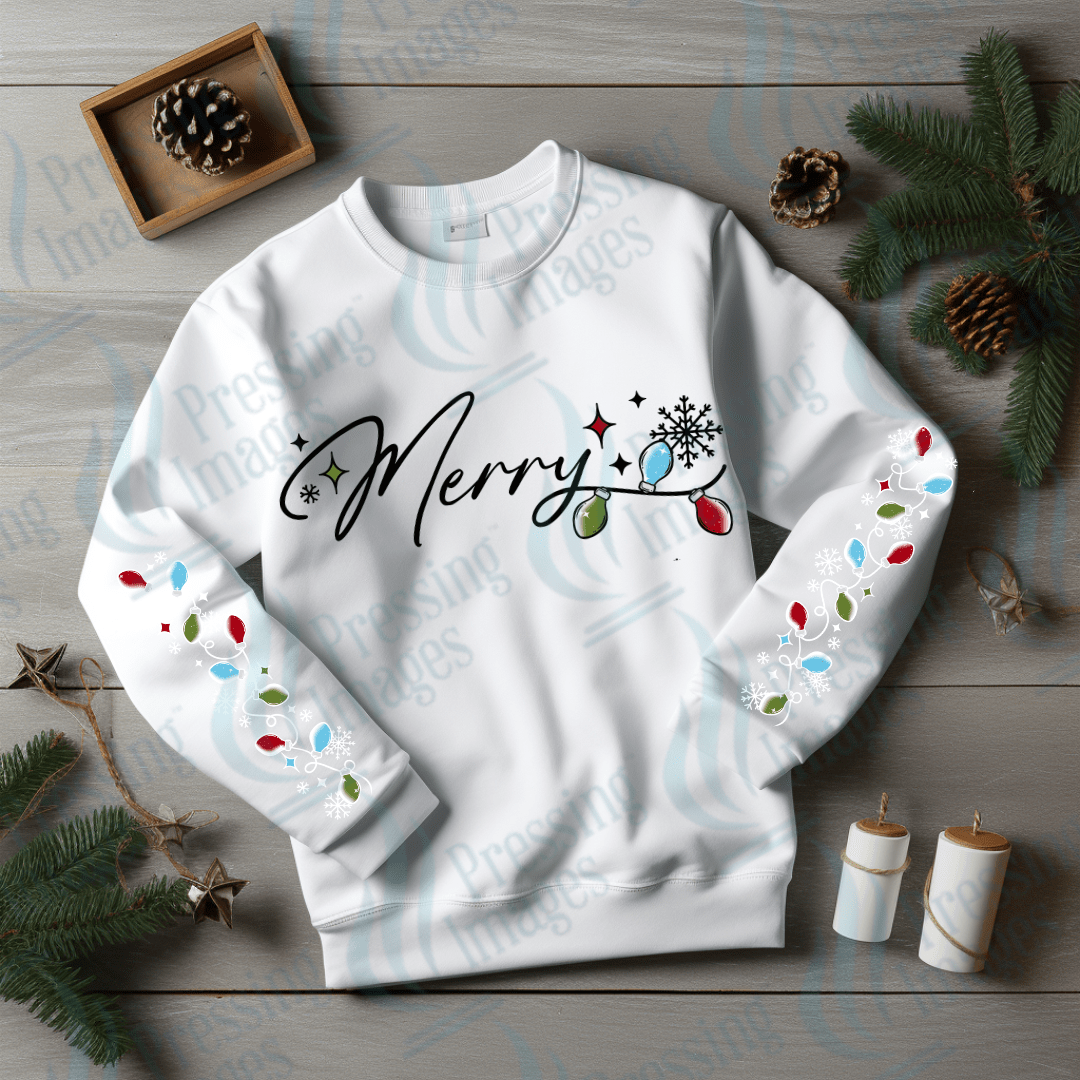 DTF 3373 Merry Lights - Pressing Images