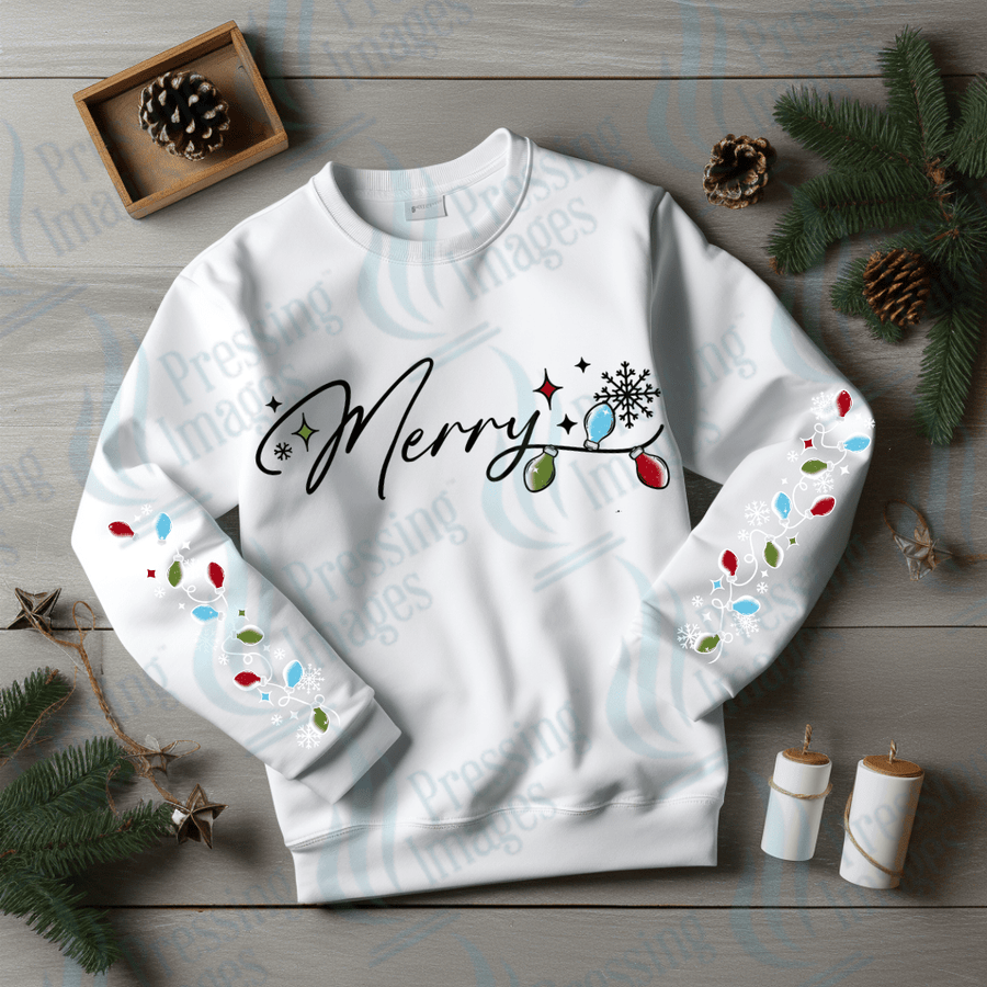 DTF 3373 Merry Lights - Pressing Images