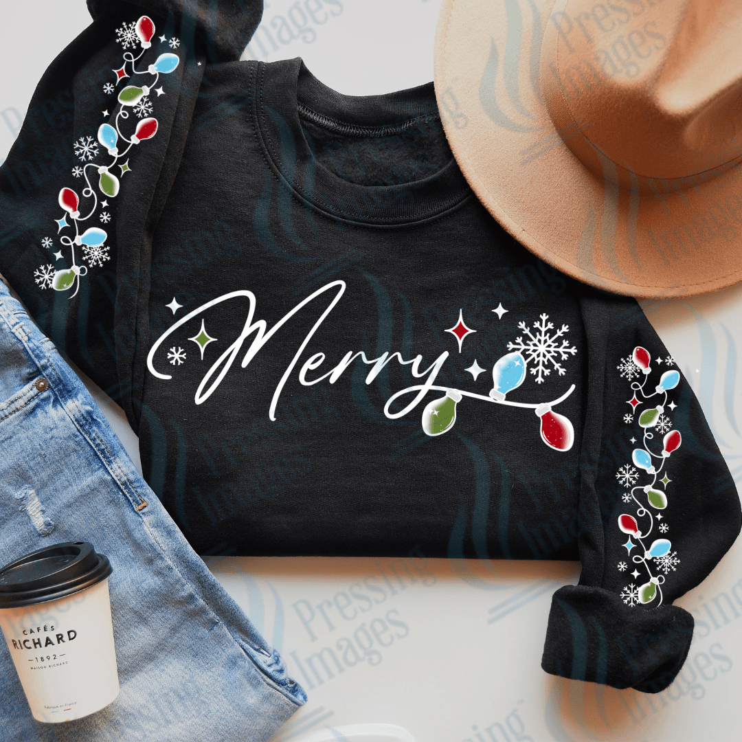 DTF 3373 Merry Lights - Pressing Images