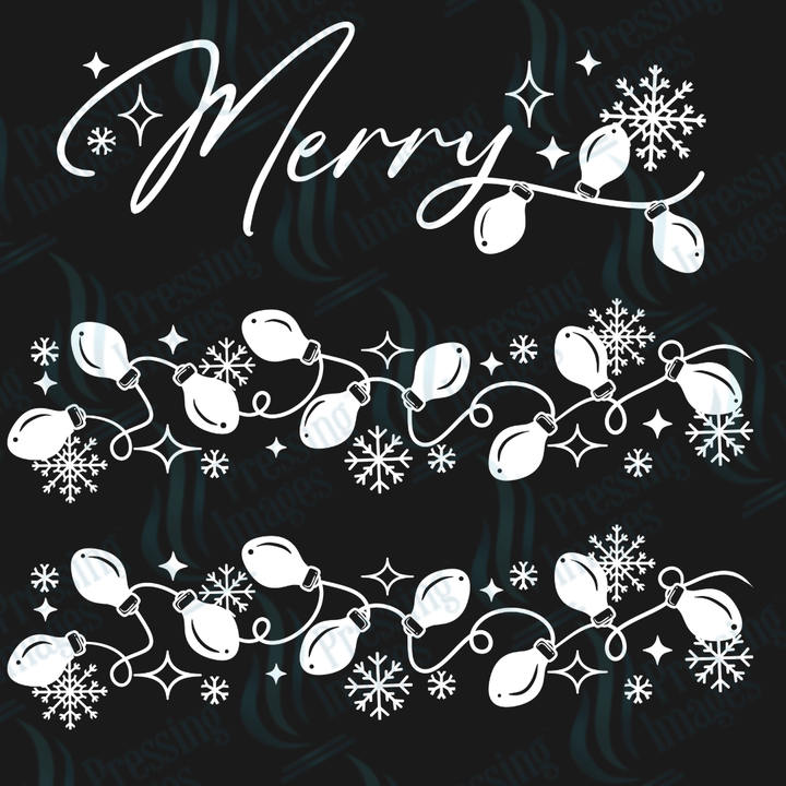 DTF 3373 Merry Lights - Pressing Images