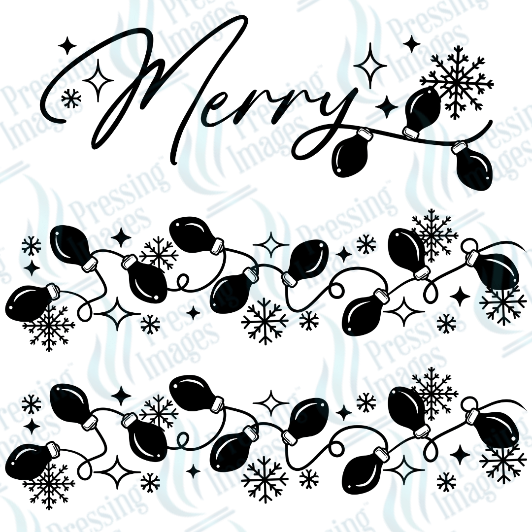 DTF 3373 Merry Lights - Pressing Images