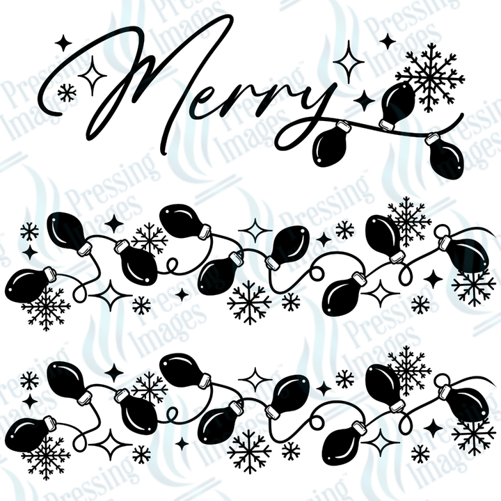 DTF 3373 Merry Lights - Pressing Images