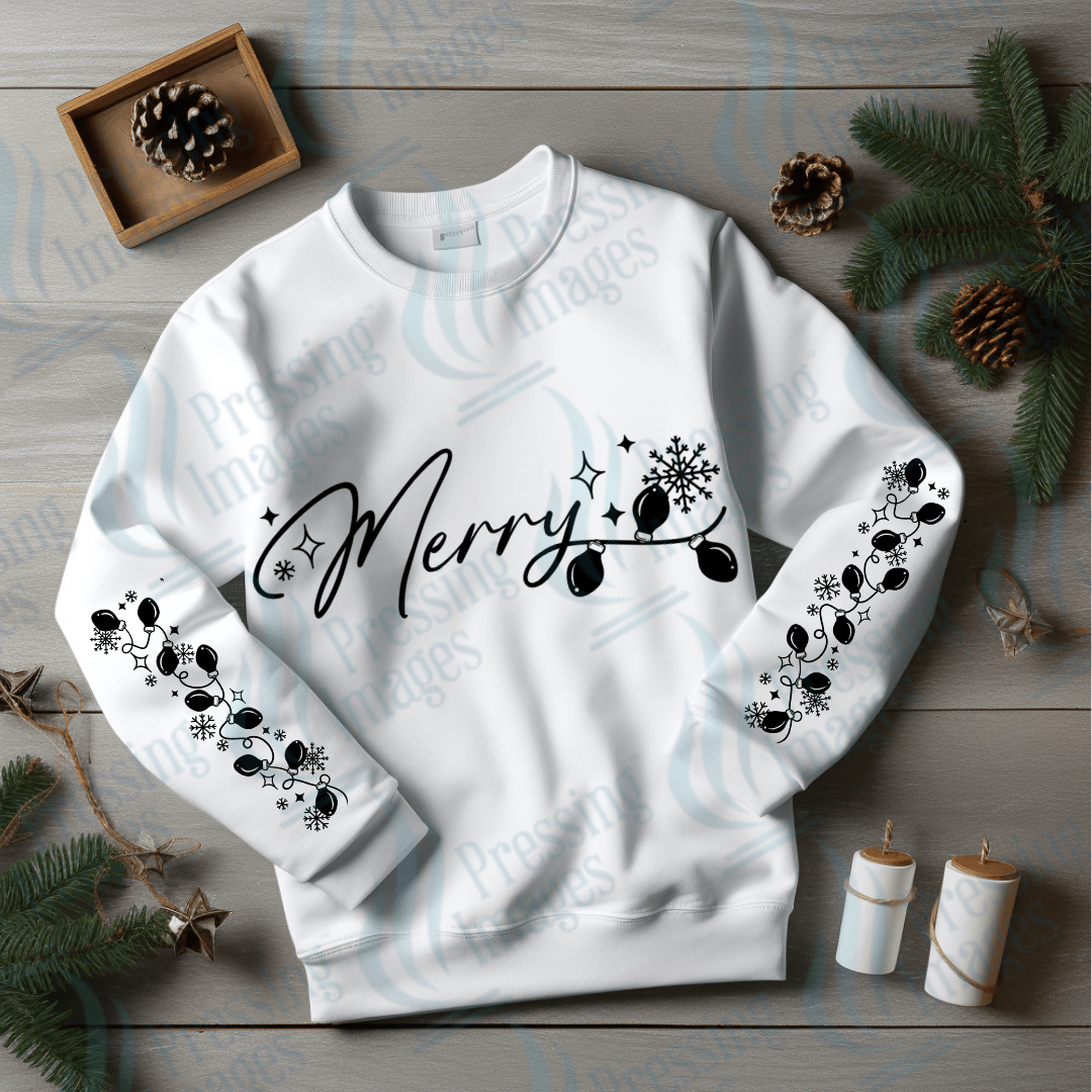 DTF 3373 Merry Lights - Pressing Images