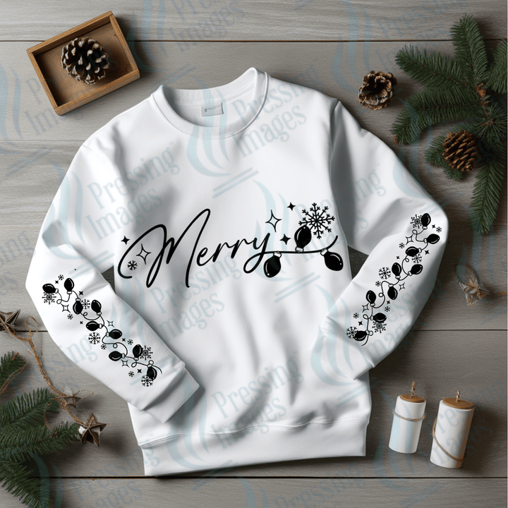 DTF 3373 Merry Lights - Pressing Images