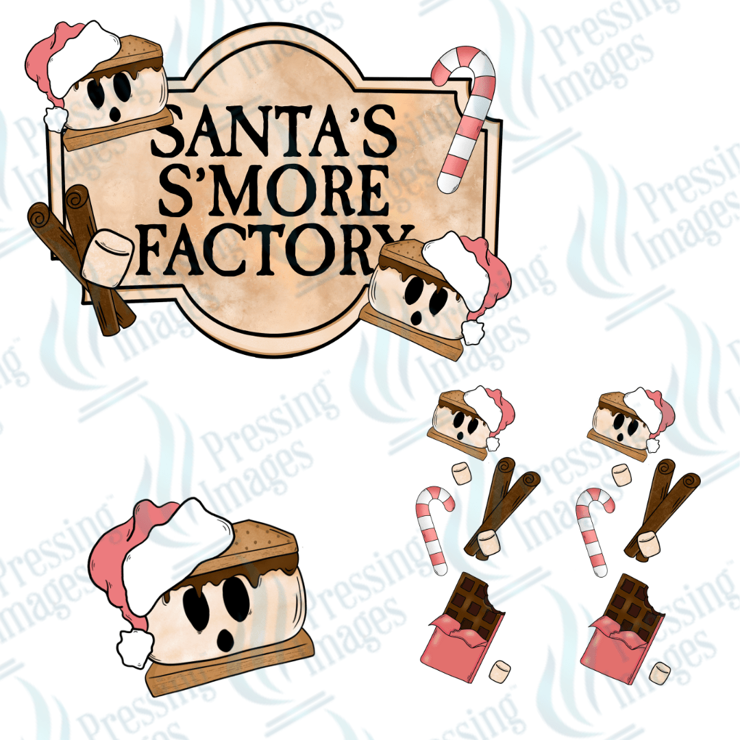 DTF 3380 Santas s'more factory - Pressing Images