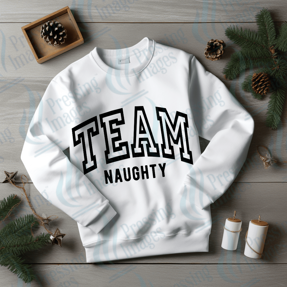 DTF 3381 Team naughty - Pressing Images