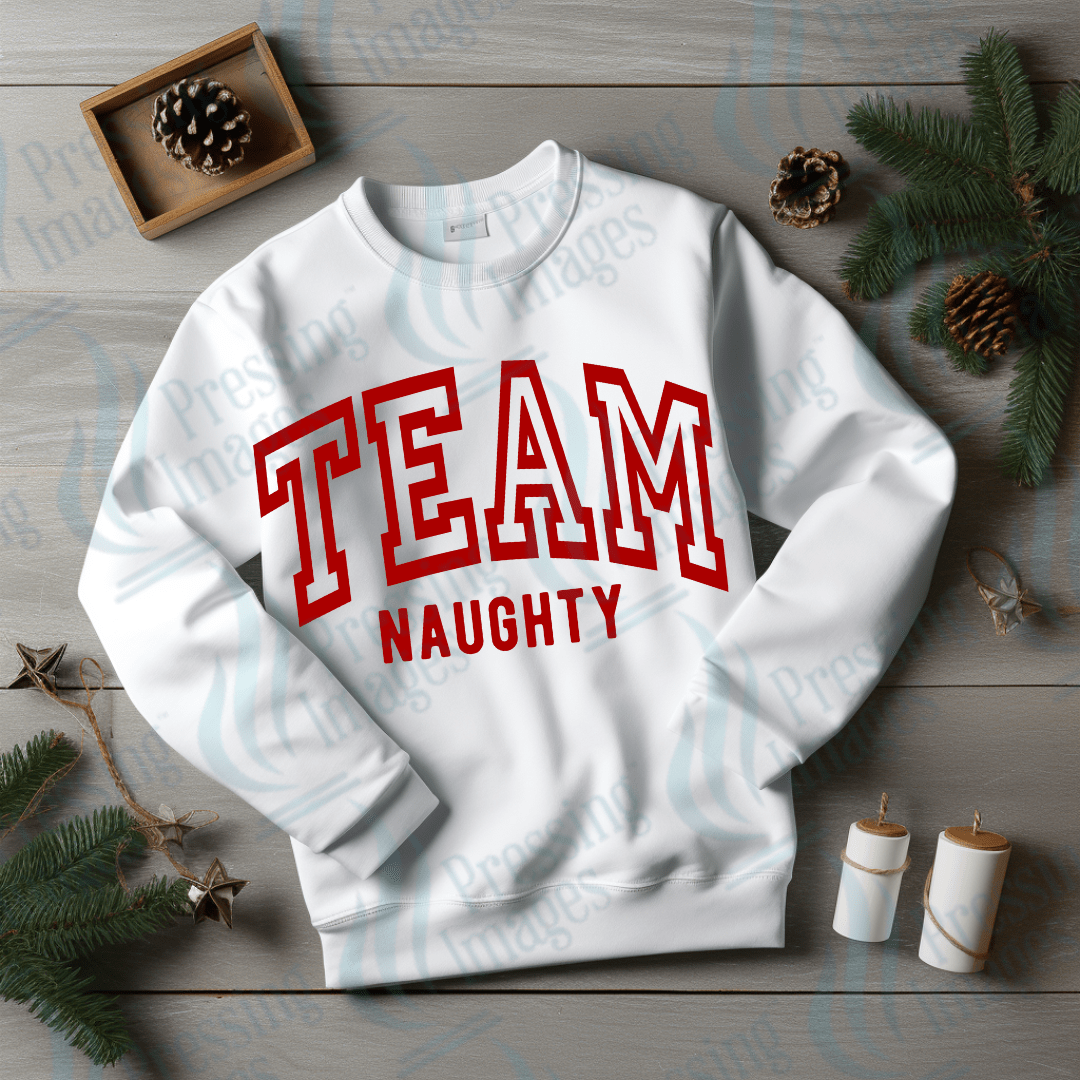 DTF 3381 Team naughty - Pressing Images