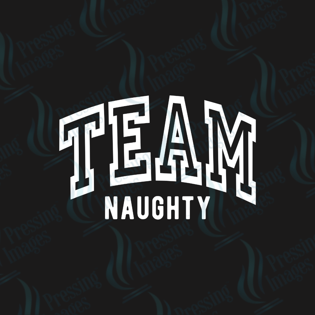 DTF 3381 Team naughty - Pressing Images