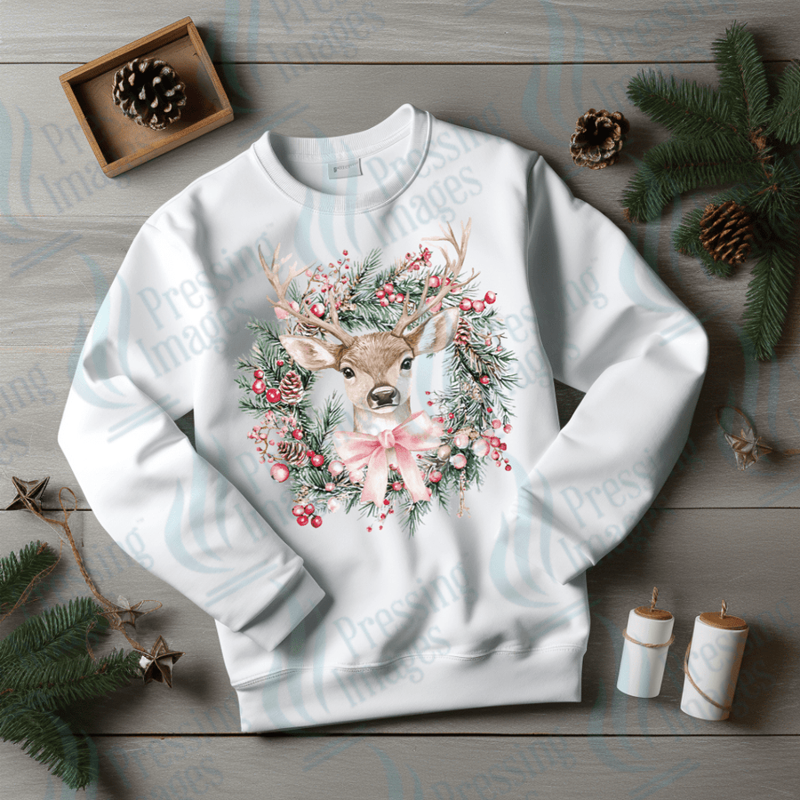 DTF 3384 Wreath - Pressing Images