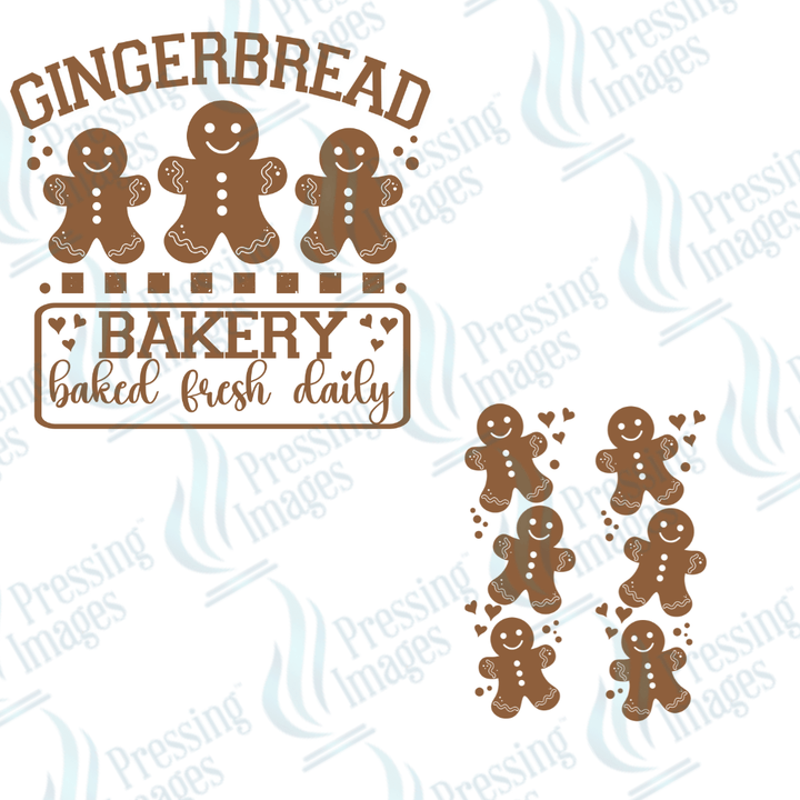 DTF 3403 Gingerbread bakery - Pressing Images