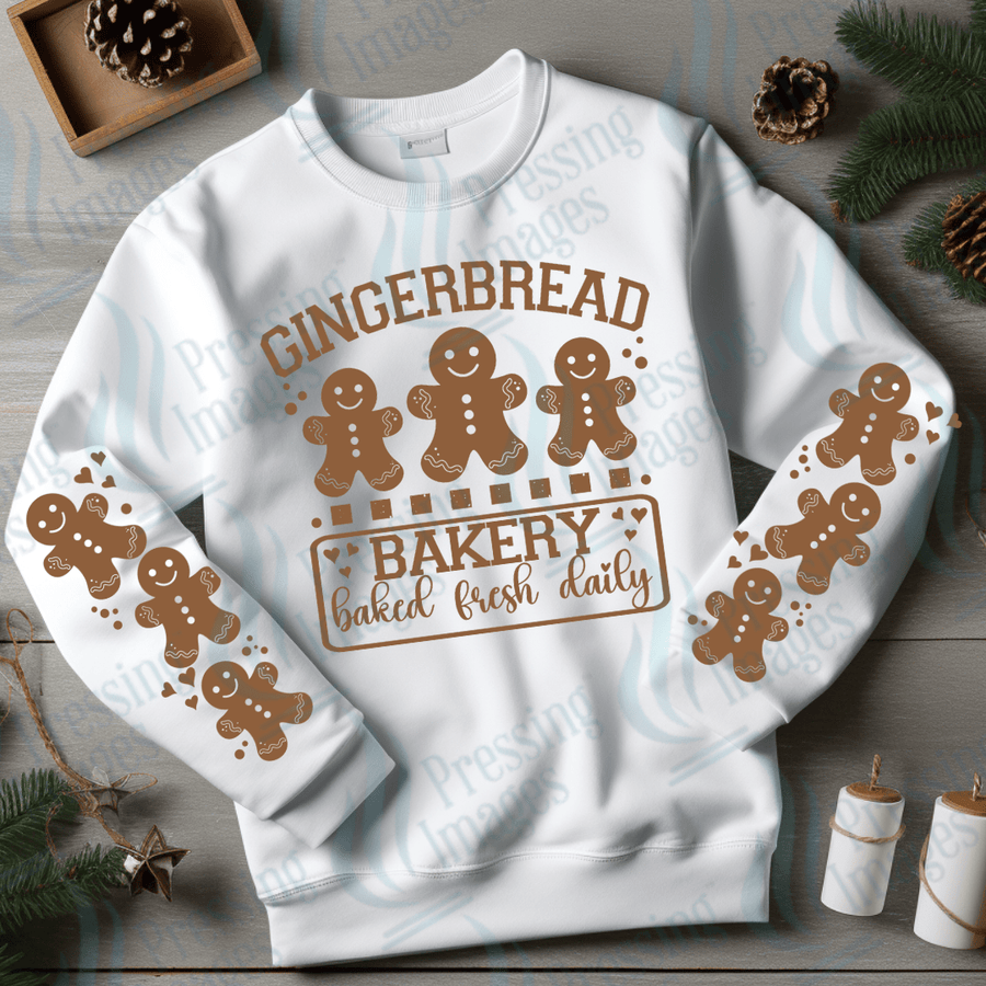 DTF 3403 Gingerbread bakery - Pressing Images