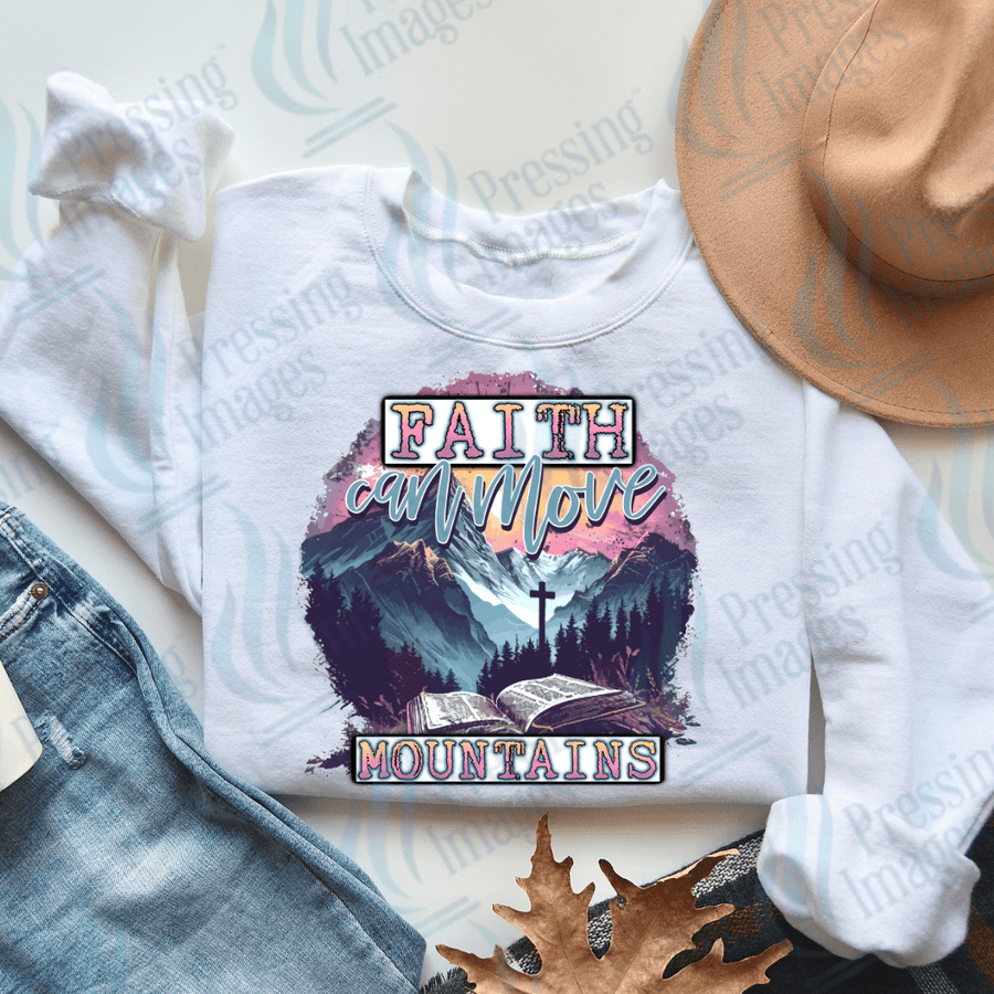 DTF 3408 Faith can move mountains - Pressing Images
