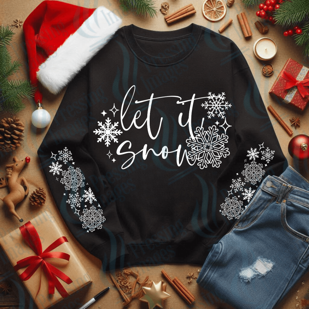 DTF 3414 Let it snow - Pressing Images