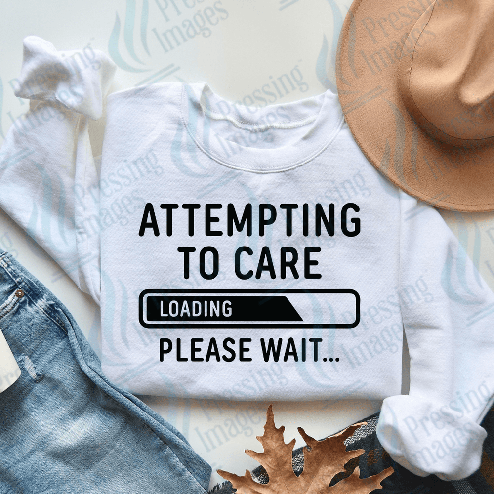 DTF 3418 Attempting to care - Pressing Images