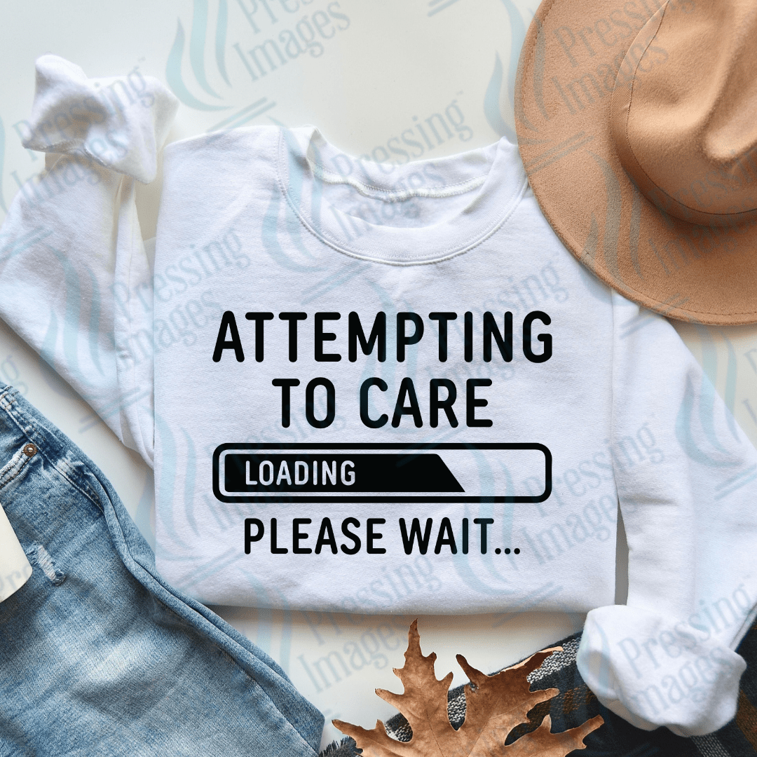 DTF 3418 Attempting to care - Pressing Images