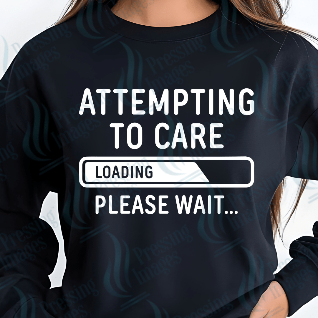 DTF 3418 Attempting to care - Pressing Images