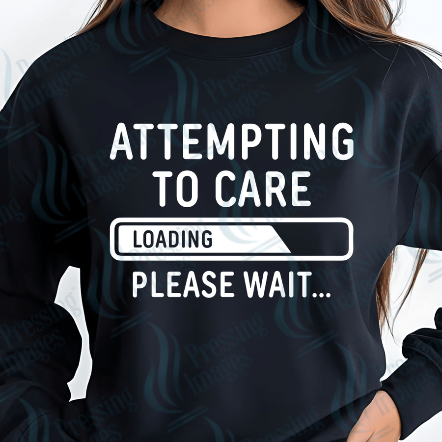 DTF 3418 Attempting to care - Pressing Images