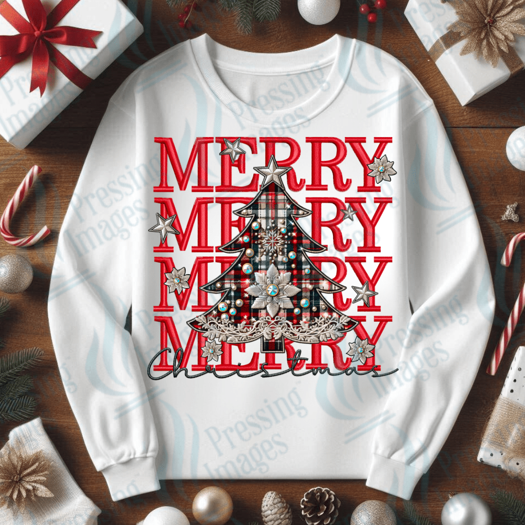 DTF 3421 Merry - Pressing Images