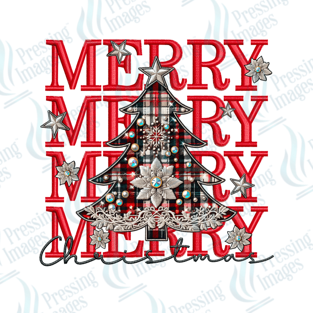 DTF 3421 Merry - Pressing Images