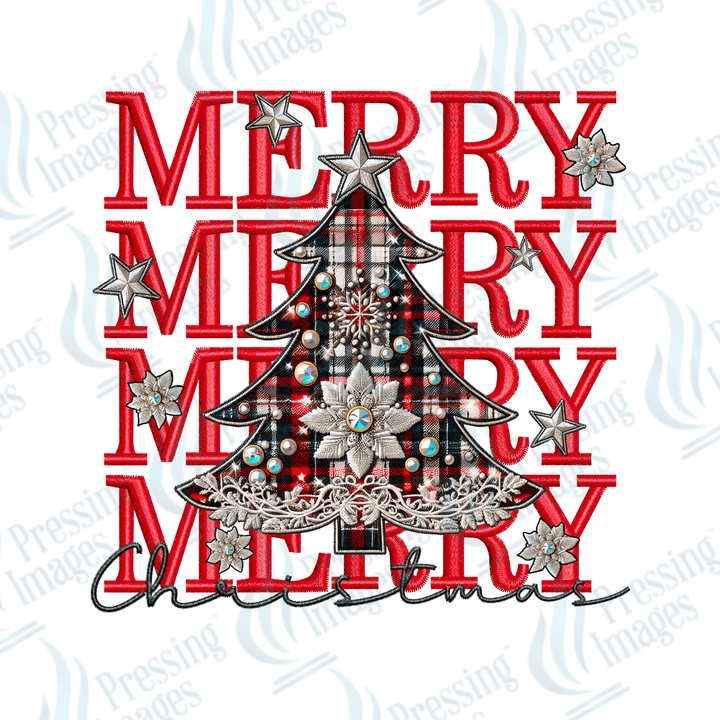 DTF 3421 Merry - Pressing Images