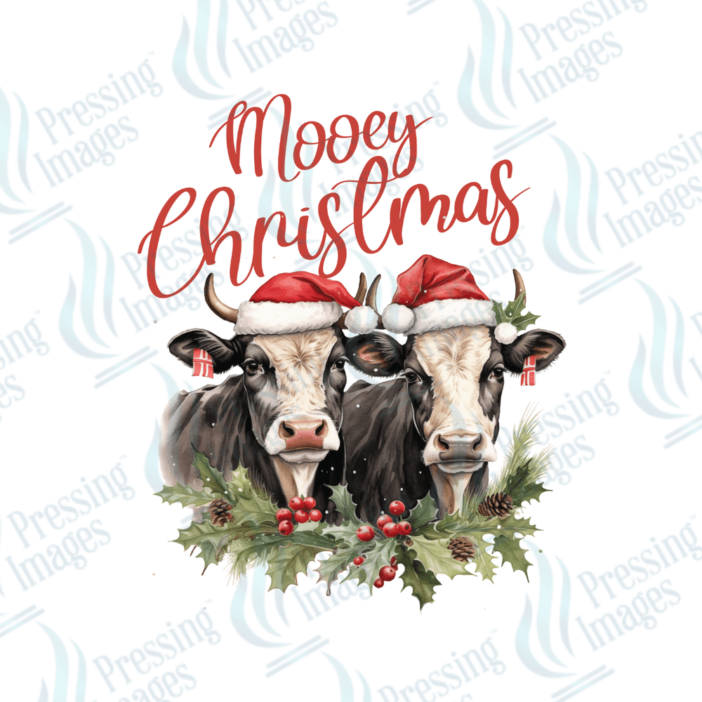 DTF 3423 Mooey Christmas - Pressing Images