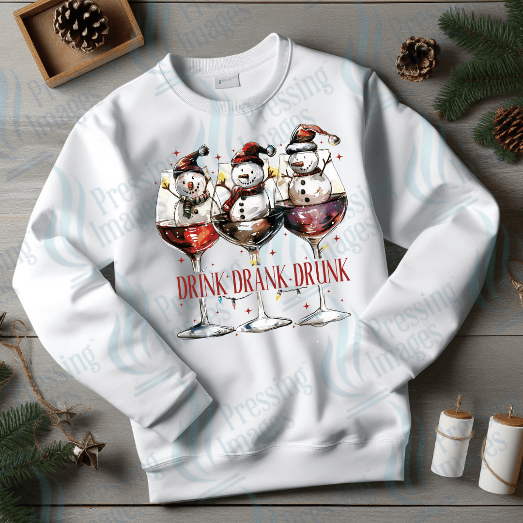 DTF 3439 Blitzed snowmen - Pressing Images