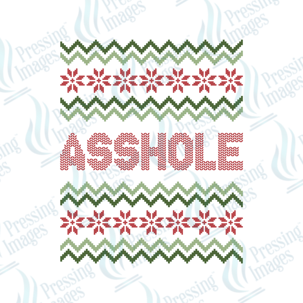 DTF 3441 Asshole - Pressing Images