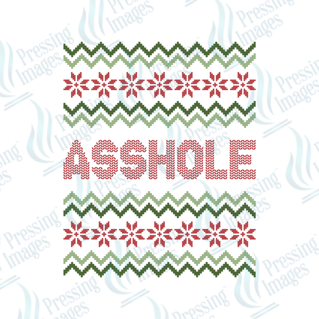 DTF 3441 Asshole - Pressing Images