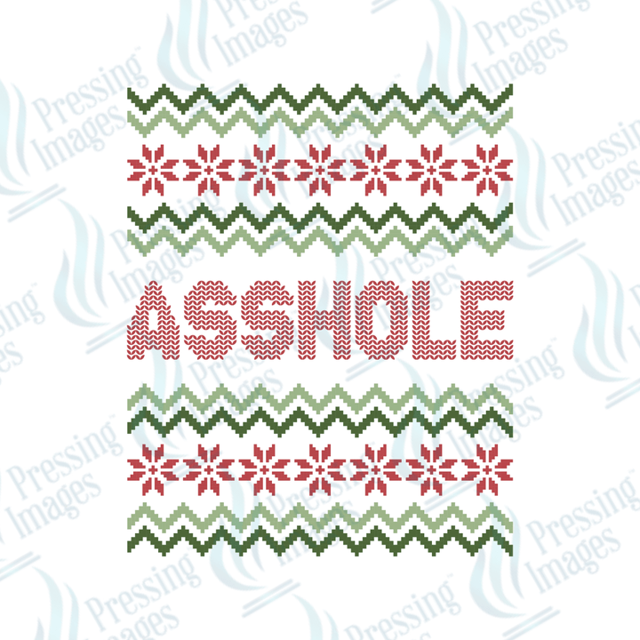 DTF 3441 Asshole - Pressing Images