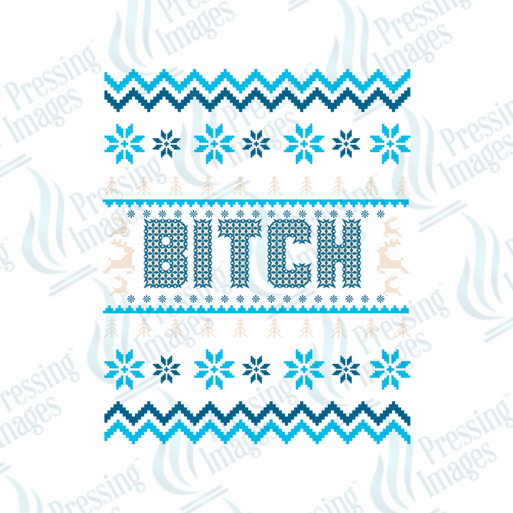 DTF 3442 Bitch - Pressing Images