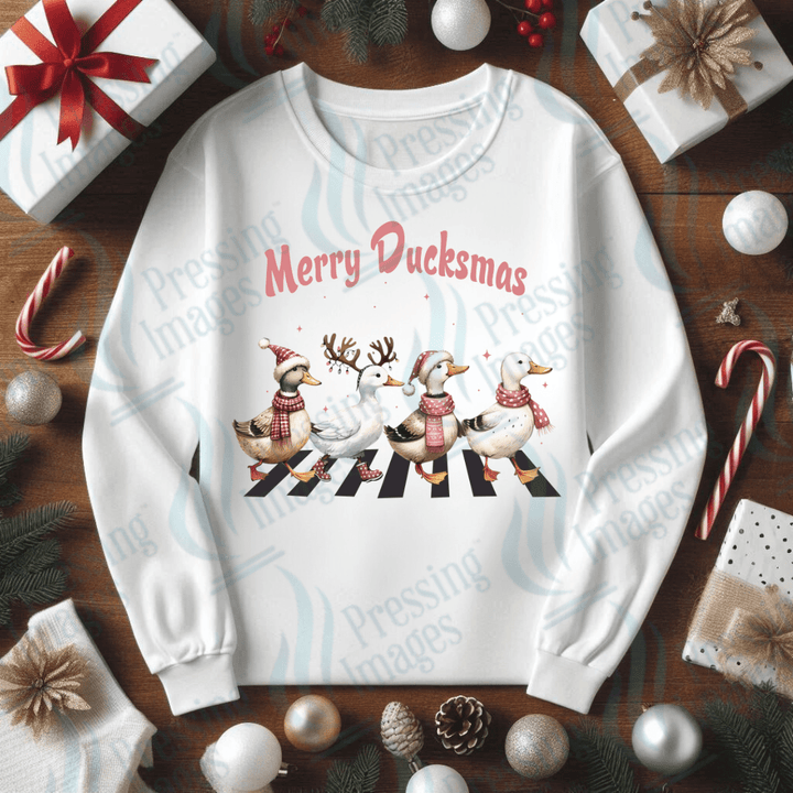 DTF 3456 Merry Duckmas - Pressing Images