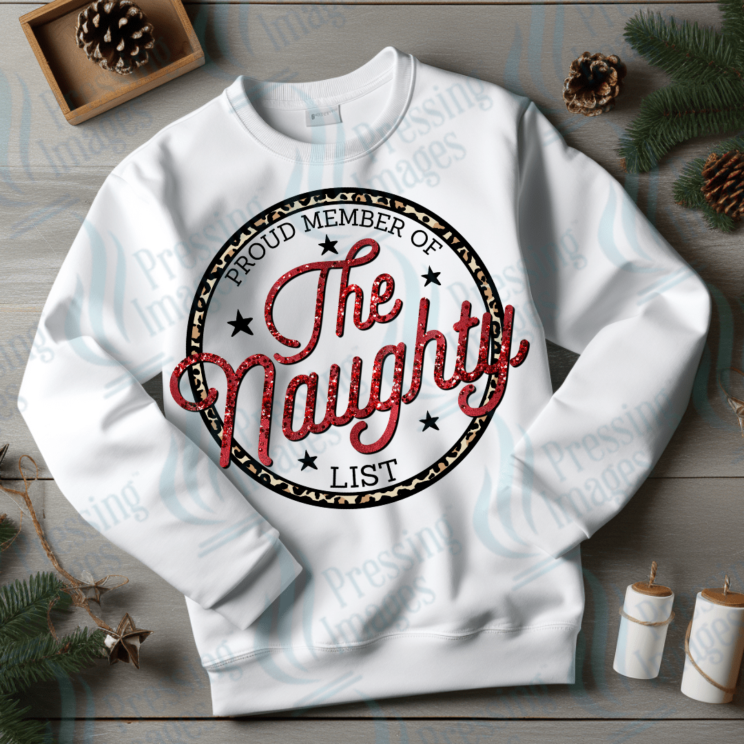 DTF 3459 The naughty list - Pressing Images