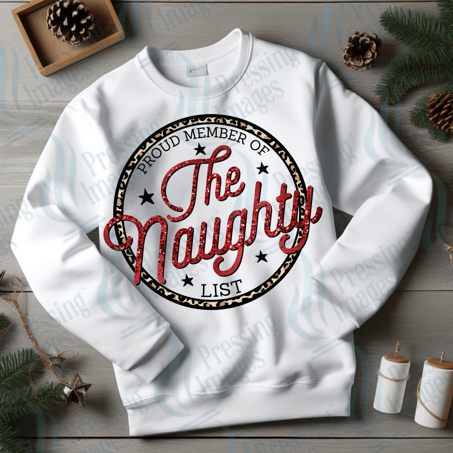 DTF 3459 The naughty list - Pressing Images