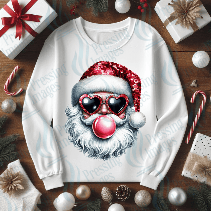 DTF 3461 Bubblegum Santa - Pressing Images
