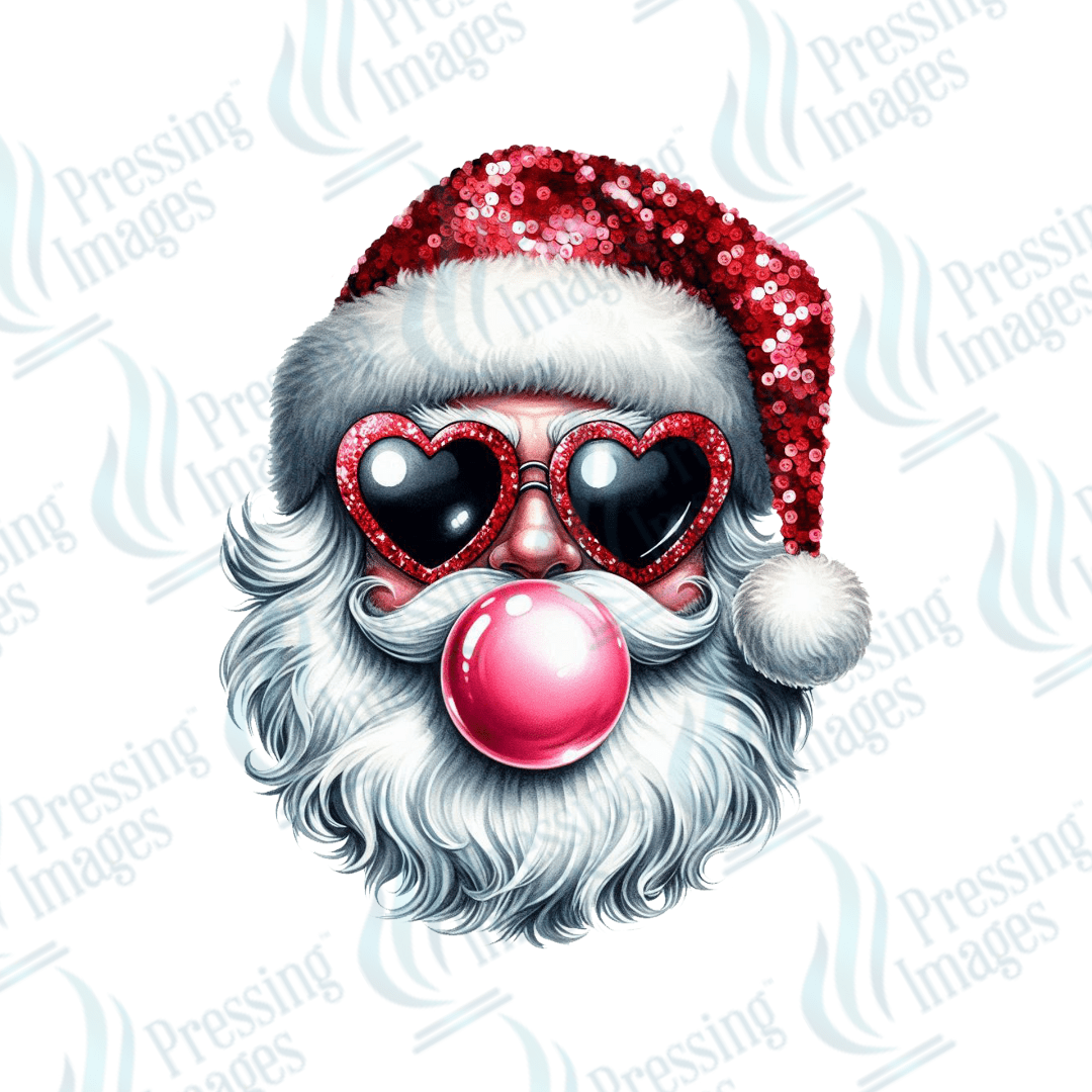 DTF 3461 Bubblegum Santa - Pressing Images