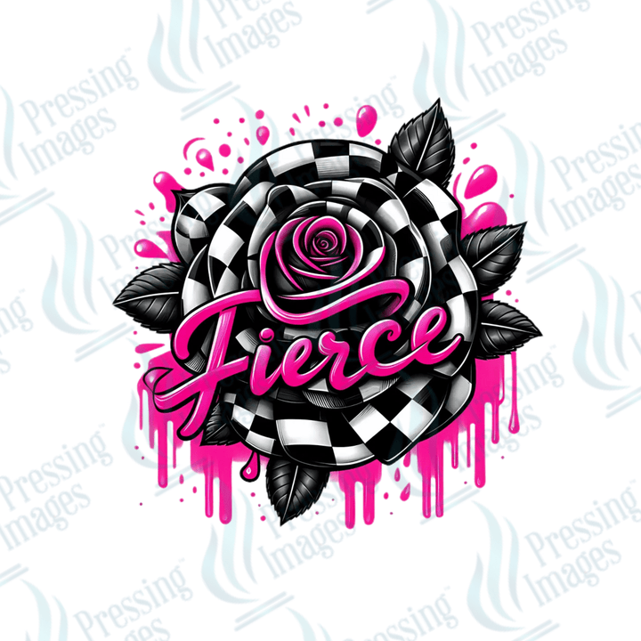 DTF 3469 Fierce rose - Pressing Images