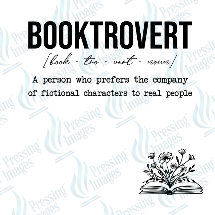 DTF 3470 Booktrovert - Pressing Images
