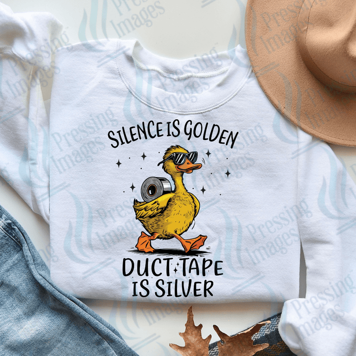 DTF 3471 Silence is golden - Pressing Images