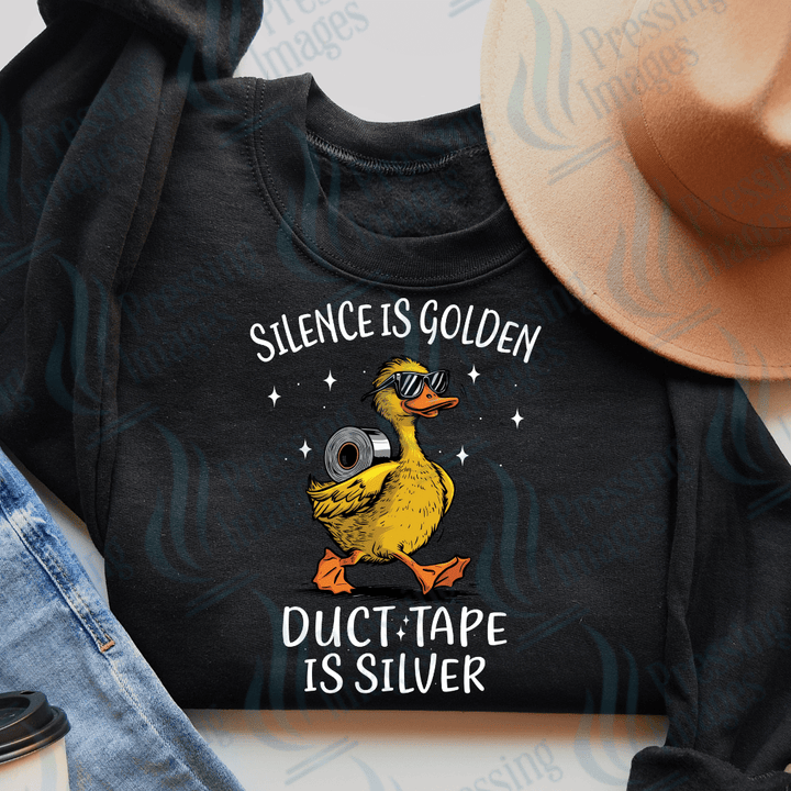 DTF 3471 Silence is golden - Pressing Images