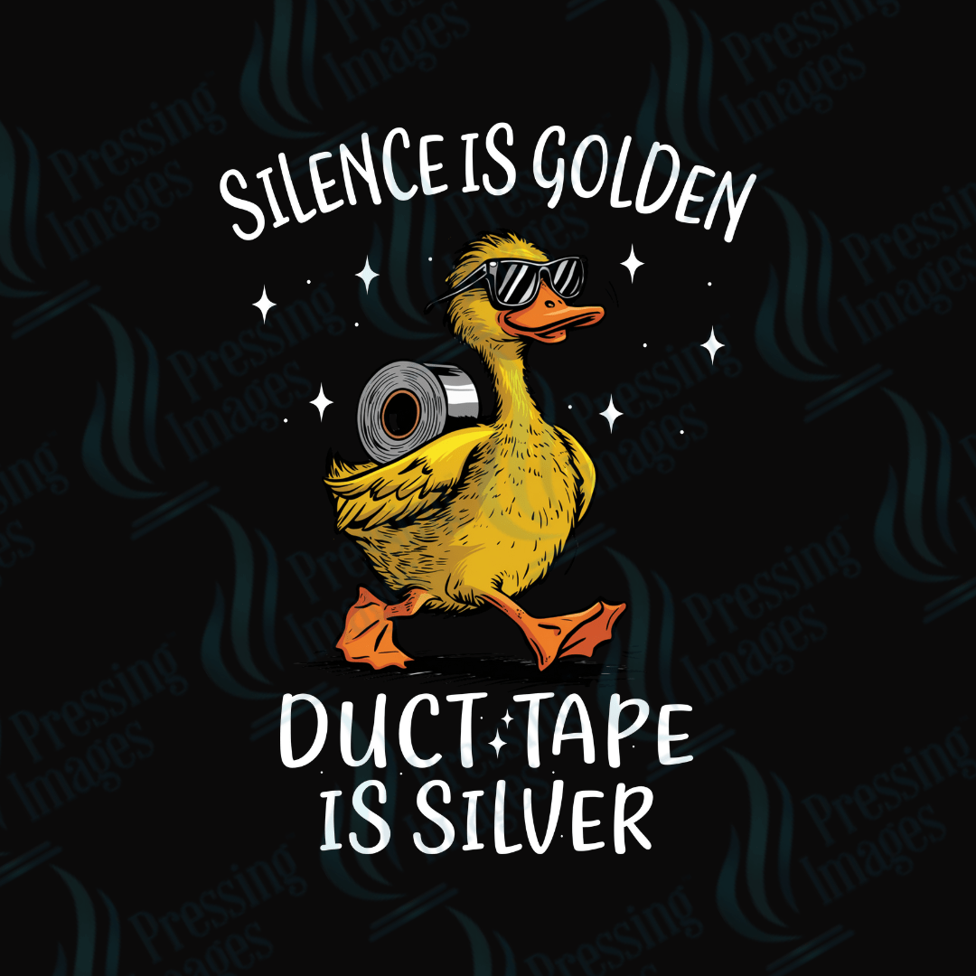 DTF 3471 Silence is golden - Pressing Images