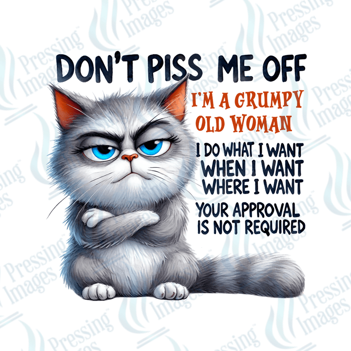 DTF 3473 Don't piss me off - Pressing Images