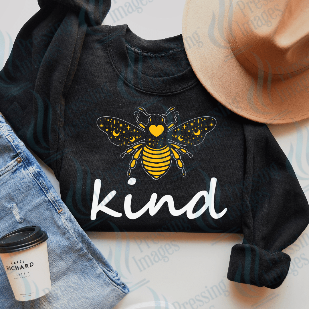 DTF 3475 Bee kind - Pressing Images