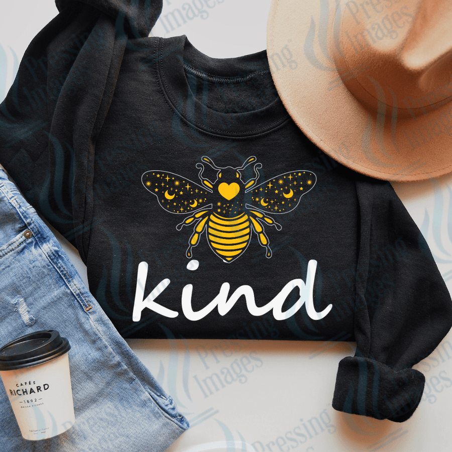 DTF 3475 Bee kind - Pressing Images