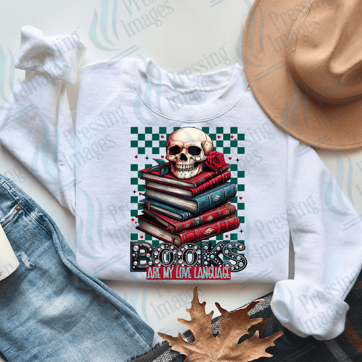 DTF 3481 Books are my love language - Pressing Images