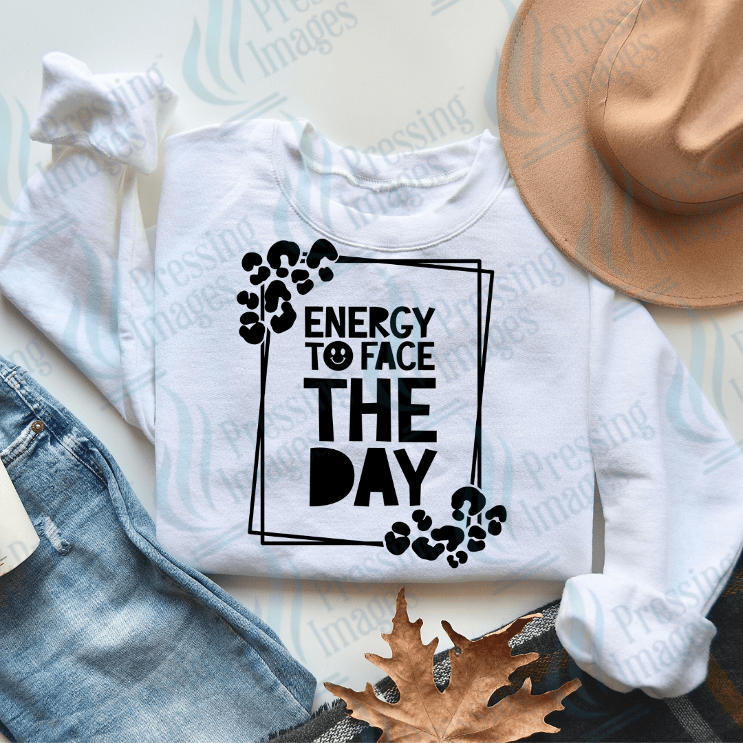DTF 3489 Energy to face the day - Pressing Images
