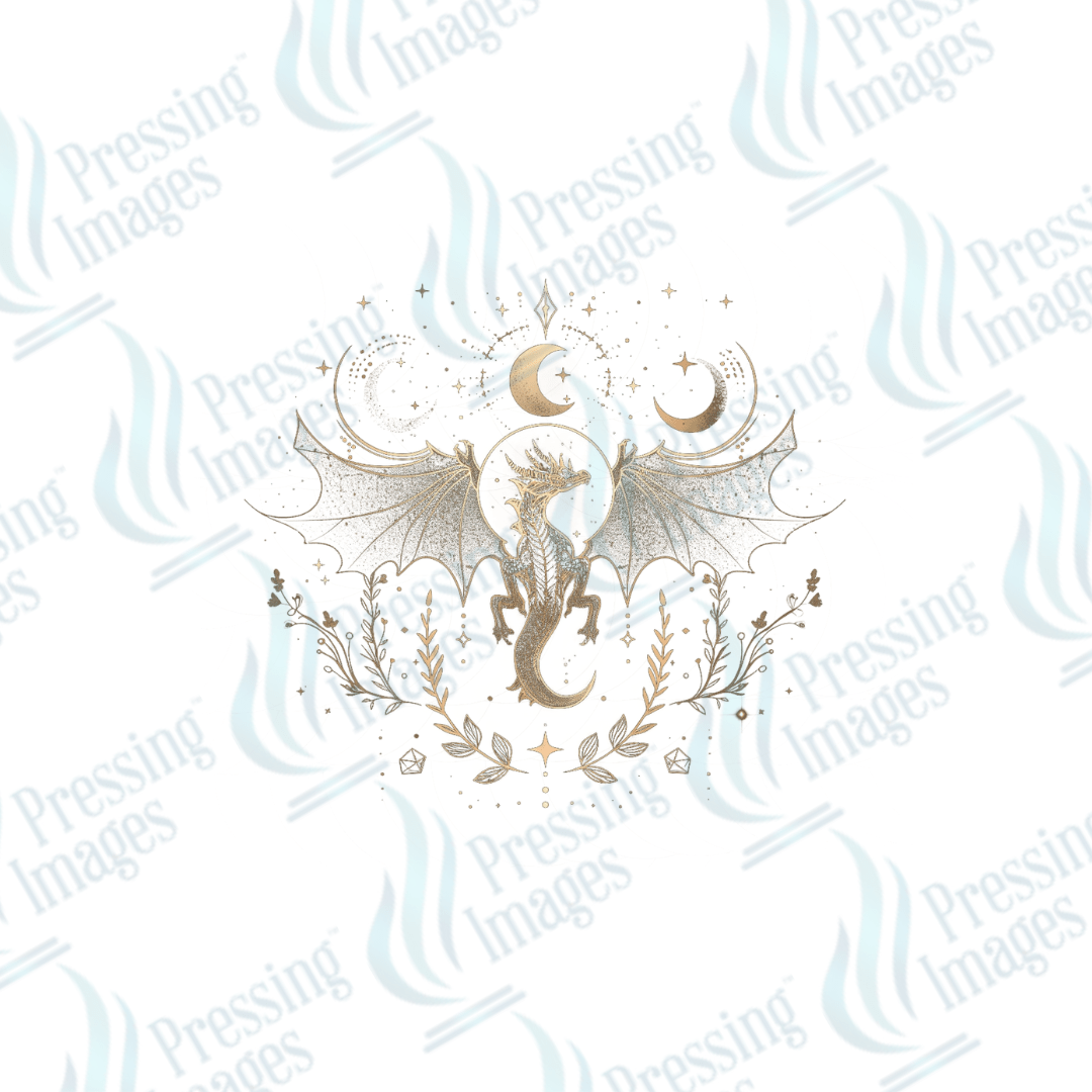 DTF 3497 Dragon - Pressing Images