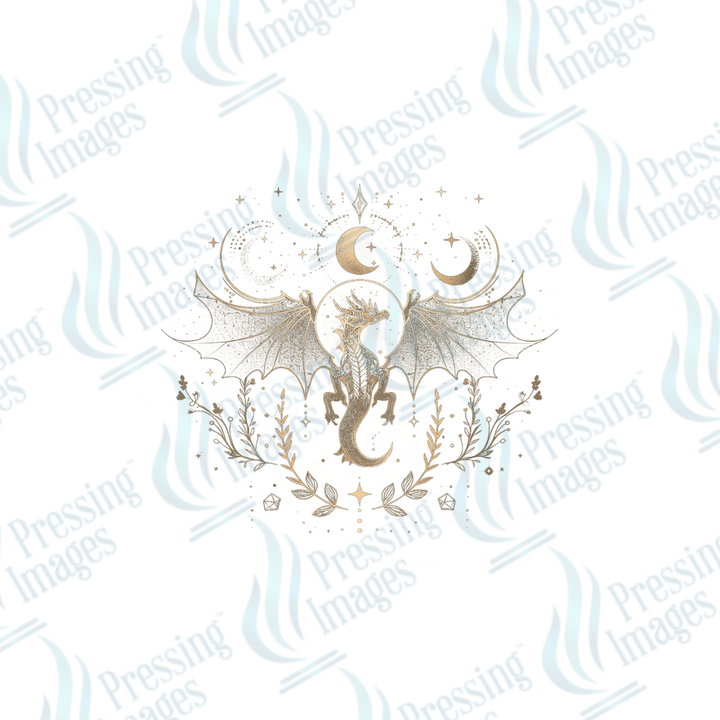DTF 3497 Dragon - Pressing Images