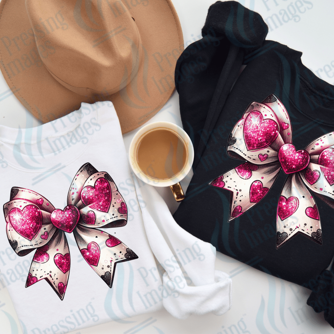 DTF 3504 Valentine bow - Pressing Images