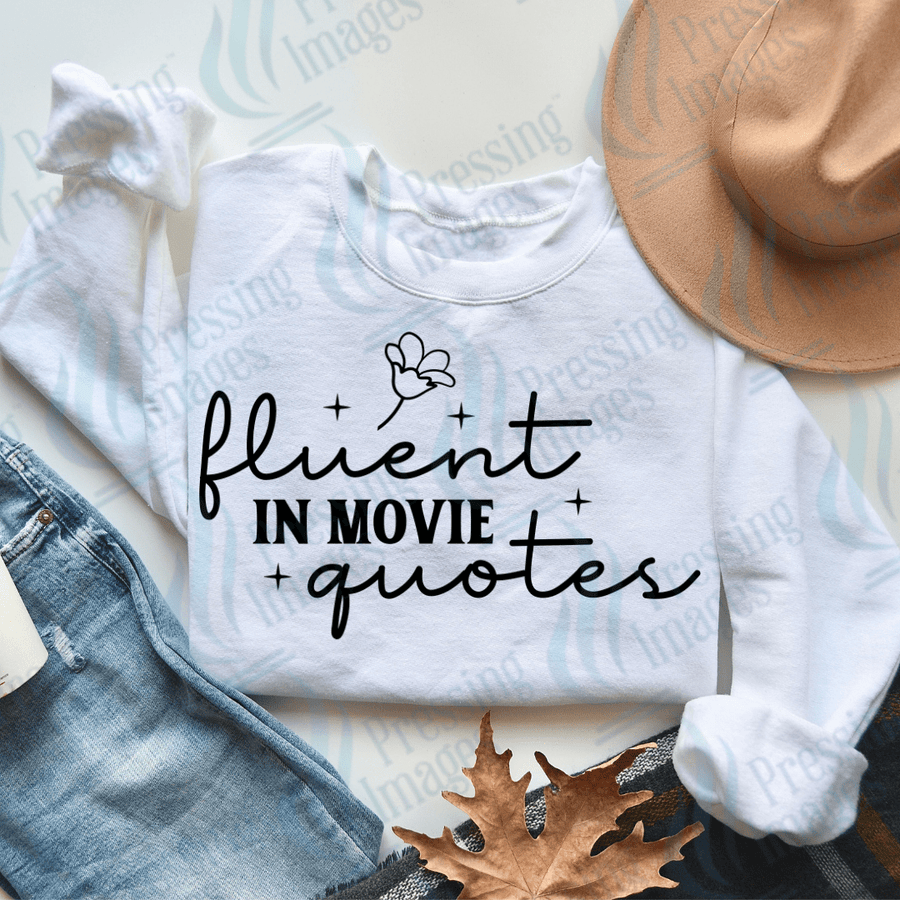 DTF 3507 Fluent in movie quotes - Pressing Images