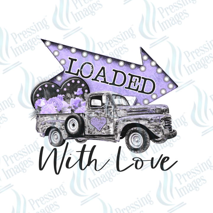 DTF 3519 Loaded with love - Pressing Images